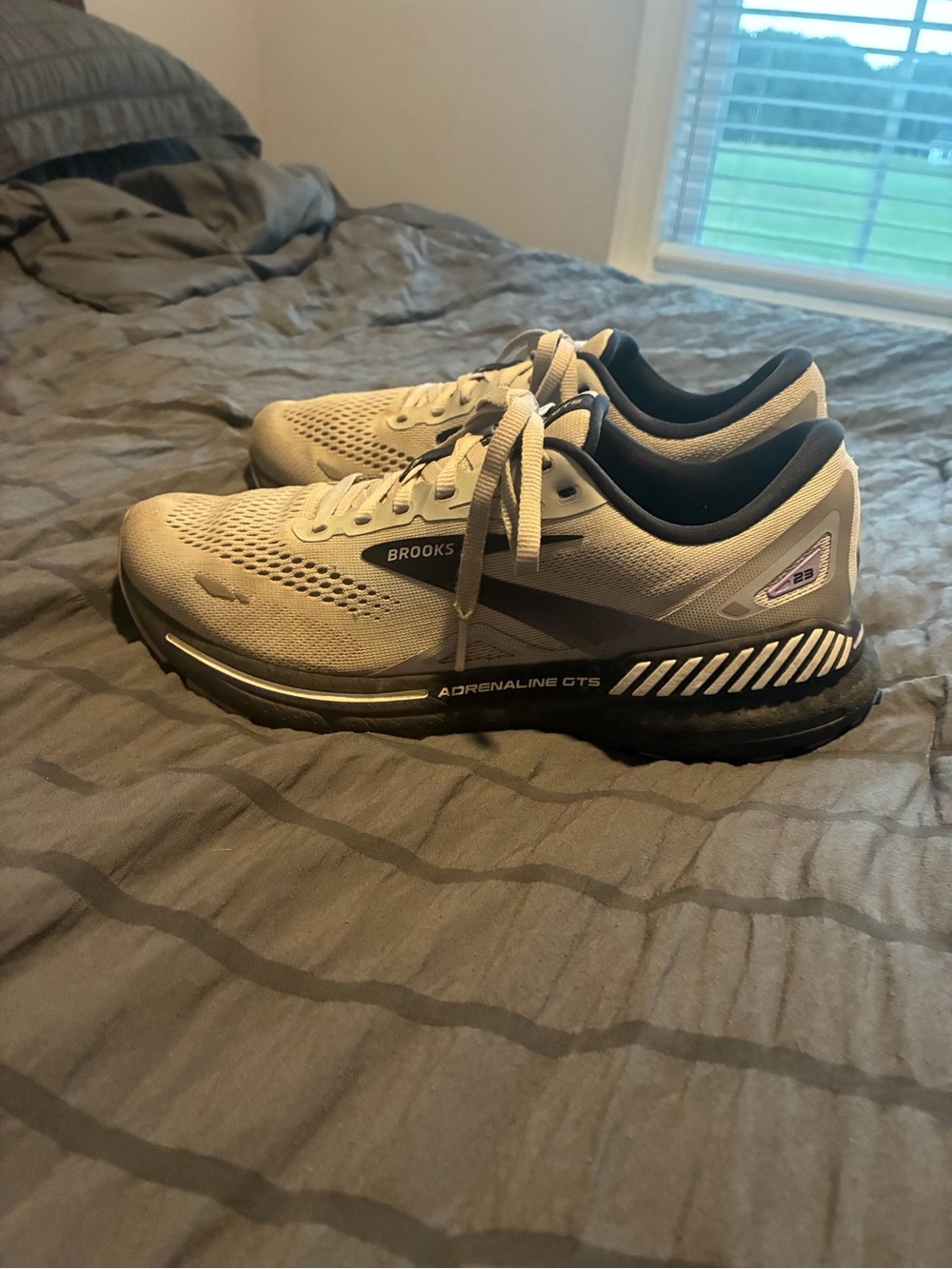 Brooks Adrenaline GTS Women's Running Shoes - Light Gray 10 Wide